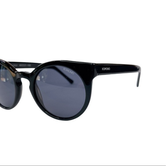 KOMONO lulu women's sunglasses NEW Lulu Glossy Black in case - Picture 8 of 12
